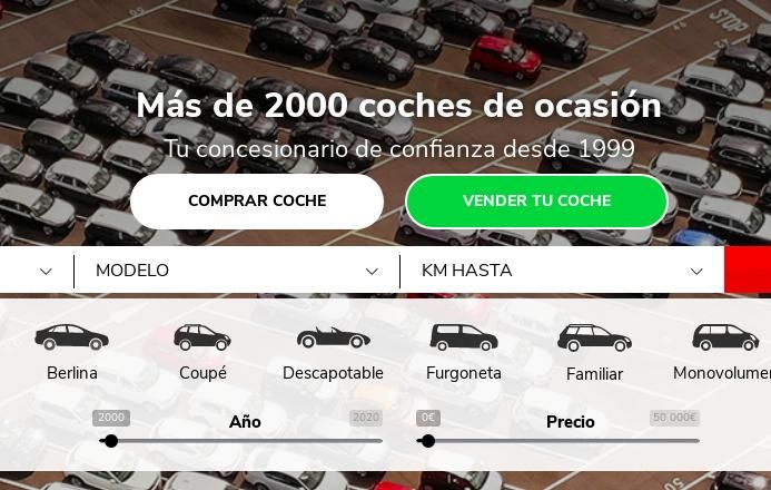 Empresa de coches de segunda mano en Sevilla
